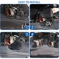 thumbnail image 5 of TINKI Front Strut Tower Cover Compatible with Chevrolet Corvette C8 Stingray 2020-2023, ABS Engine Bay Front Shock Absorbing Tower Protection Panel Cover Trim Accessories, 2PCS, 5 of 12