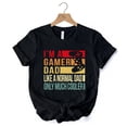 thumbnail image 7 of Gamer Dad Controller T-Shirt, Black Funny Tee for Cool Fathers, 7 of 7