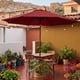thumbnail image 1 of Sombrilla de Sol Jardín Eke Life Home con Manivela 2.7m EKE Life Home  Patio Umbrella, 1 of 6