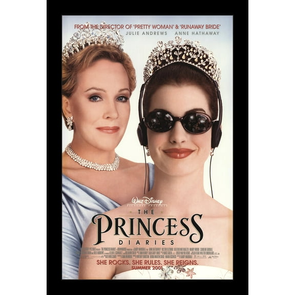 THE PRINCESS DIARIES - 11x17 Framed Movie Poster