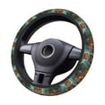 thumbnail image 2 of Vsdgher Pond Meditating Tiger Pattern Elastic Car Steering Wheel Cover,Car Wheel Cover Protector Car Accessory for Steering Wheel with a Diameter of 14.5"-15", 2 of 6