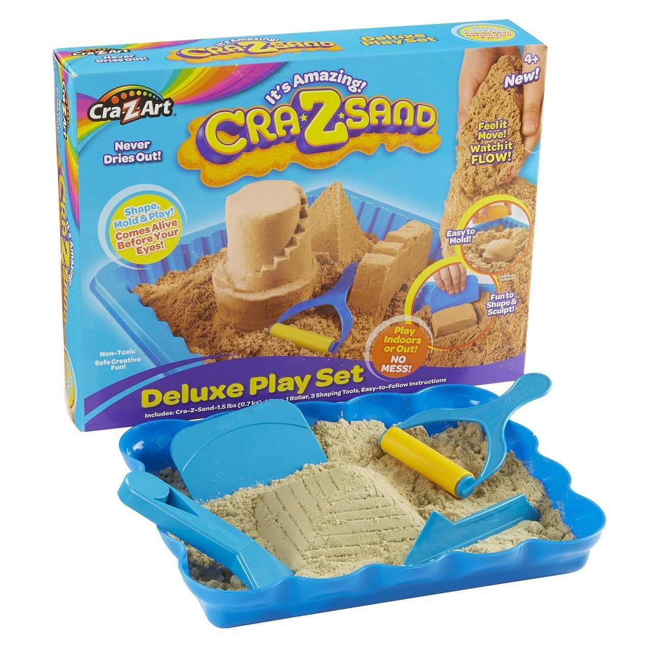 Cra-Z-Sand 19552 Glow in the Dark Space Playset