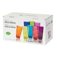 thumbnail image 2 of CreativeWare Circus 24-Ounce Multi-Colored Plastic Tumbler Set, Set of 8 Cups, 2 of 14