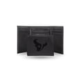 thumbnail image 1 of Houston Texans Laser Engraved Black Trifold Wallet, 1 of 1