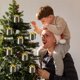 thumbnail image 1 of Adornos navideños de espuma para cajas de regalo y decoraciones para el árbol de Navidad | Decoración colgante con diseño calado | Decoración para interiores: árbol de Navidad, puerta, 1 of 8