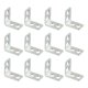 thumbnail image 1 of Soporte en L AFQH, soporte de esquina, unión de soporte, ángulo recto de 90 grados, soporte de madera para estantes, soportes de montaje con tornillos para muebles, sillas, soportes de herrajes de, 1 of 8