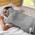 thumbnail image 3 of kibhous Heating Pad for Back, Neck and Shoulders, 24 x 33 inches with 10 Heating Levels ,Grey, 3 of 8