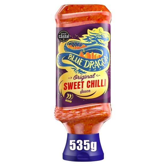 Blue Dragon Original Thai Sweet Chilli Dipping Sauce 535g, Imported from Britain