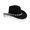 Black, variant on Sparkly Rhinestones Tassels Cowboy Hats Crystal Hat for Bachelorette Party Crystal Hat for Club Stage