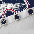 thumbnail image 4 of Manfei Ski Print Black Out Curtains, Navy Blue Curtains Pack of 2 (42x63 Each), Sports Theme Bedroom Curtains, Luxury Bedroom Decor, 4 of 6