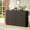 Dressers | Black B 8 Drawers, variant on 8 Drawer Fluted Dresser for Bedroom, 55" Wide Modern Chest of Drawers with Metal Handle, Fluted Wood TV Stand, Modern Large Dresser for Closet, Living Room and Entryway, White