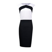 Calvin Klein Women's Textured Colorblocked Sheath Dress