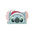 thumbnail image 1 of Billetera Loungefly Disney Stitch con purpurina navideña con cierre alrededor, 1 of 6