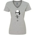 thumbnail image 3 of Inktastic Lit Shakespeare bobble Women's V-Neck T-Shirt, 3 of 5