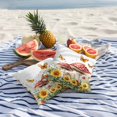 thumbnail image 5 of Outdoor Pillow Cover Mushroom Sunflower Set of 2 Waterproof Throw Pillowcases Butterfly Floral Leaf Decorative Patio Furniture Pillows for Couch Garden Indoor & Outdoor Use, 5 of 9