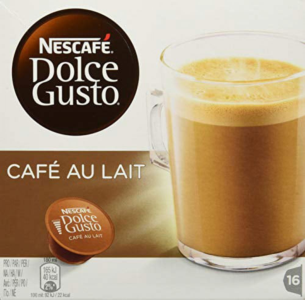 Cápsulas Dolce Gusto * Café Com Leche Italian Coffee 30 Un