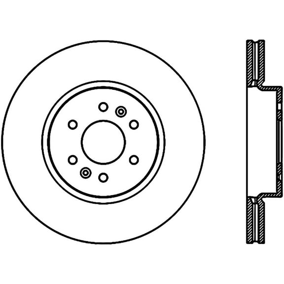 C-Tek Disc Brake Rotor 121.50025 Fits select: 2009 KIA BORREGO