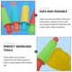 thumbnail image 4 of 4 Uds rodillo de arcilla plastilina de arcilla suave palos de rodillo de modelado de masa herramientas de juego de arcilla y masa para niños Kit de plastilina para niños, 4 of 5