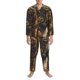 thumbnail image 3 of Fotbe desert Man Shepherd Dog Pijama de Hombre con Estampado de Manga Larga, Conjunto de 2 Piezas, Ropa de Dormir Suave y Cómoda con Bolsillos-XX-Large, 3 of 7