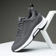 thumbnail image 2 of Men's Elevator Sneakers 2.36 Inch Invisible Height Increasing Lace up Fashion Sneakers, 2 of 14