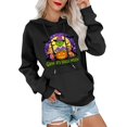 thumbnail image 2 of Christmas Sweatshirt Funny Christmas Tree Graphic Long Sleeve Xmas Holiday Party Pullover Black Medium, 2 of 5