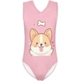 thumbnail image 1 of Swimsuits for Girls 3-14 Sleeveless Bathing Suit for Kids Summer One Piece Swimming Suits, 1 of 4