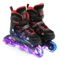 thumbnail image 1 of Zapatillas de patinaje Patines en línea con iluminación ajustable con ruedas iluminadas para niños y TOMSHOO Zapatillas de patinaje, 1 of 6