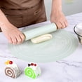 thumbnail image 6 of Vacemry Under $5 Rolling Pin Kneading Mat Set, Non-Stick Dough Roller and Measured Baking Mat, Food-Grade Silicone Pastry Mat for Pasta Making, Countertop Kitchen Baking Tools, 6 of 9
