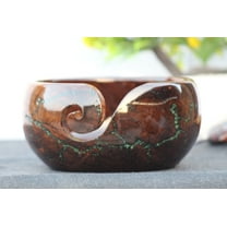 Yarn Bowl, Handmade Wooden Yarn Bowls for Knitting & Crocheting, Yarn Storage Bowl, Yarn Organizer Perfect Gift for Mother