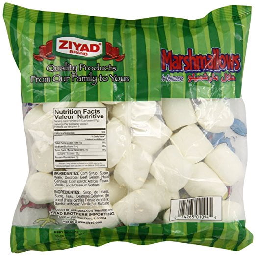 Ziyad Halal Marshmallows, 8.82 Ounce