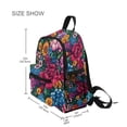 thumbnail image 3 of FORMRS Kids School Backpack with Front Zippered Pocket 12" Student Travel Daypack, Charming Floral Pattern, 3 of 6
