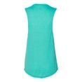 thumbnail image 3 of BELLA + CANVAS - Women's Flowy Scoop Muscle Tank - 8803 - Teal - Size: 2XL, 3 of 5
