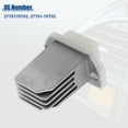 thumbnail image 5 of HVAC Blower Motor Resistor Replacement for Nissan Pathfinder 1997-2004 2776170T03 Silver Tone, 5 of 6