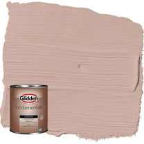 Glidden Fundamentals Velveteen Crush / Pink Flat Exterior Paint, 1 Quart