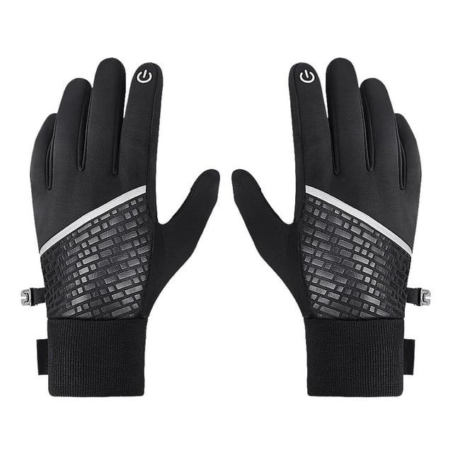 Guantes de invierno Zulema Ciclismo para correr Motocicleta Caminar negro