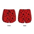 thumbnail image 5 of Haiem Ladybug Pattern Women's 2 in 1 Running Shorts - Lightweight Athletic Workout Gym Yoga Breathable Sports Shorts Liner with Phone Pockets-Large, 5 of 9