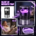 thumbnail image 2 of Fruit Fly Traps Indoor Brushless Motor Gnat Traps for Indoor Gnats Killer,Powerful Suction Bug Insect Trap, Trap Killer,Mosquito Catcher for Fruit Flies Gnats Nats Plants Moths Bug Insect, 2 of 7