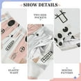 thumbnail image 4 of Cute House Pattern Pajama Pants Soft Lightweight Lounge Pants Bottoms Sleep Pants Warm Comfy, 4 of 9