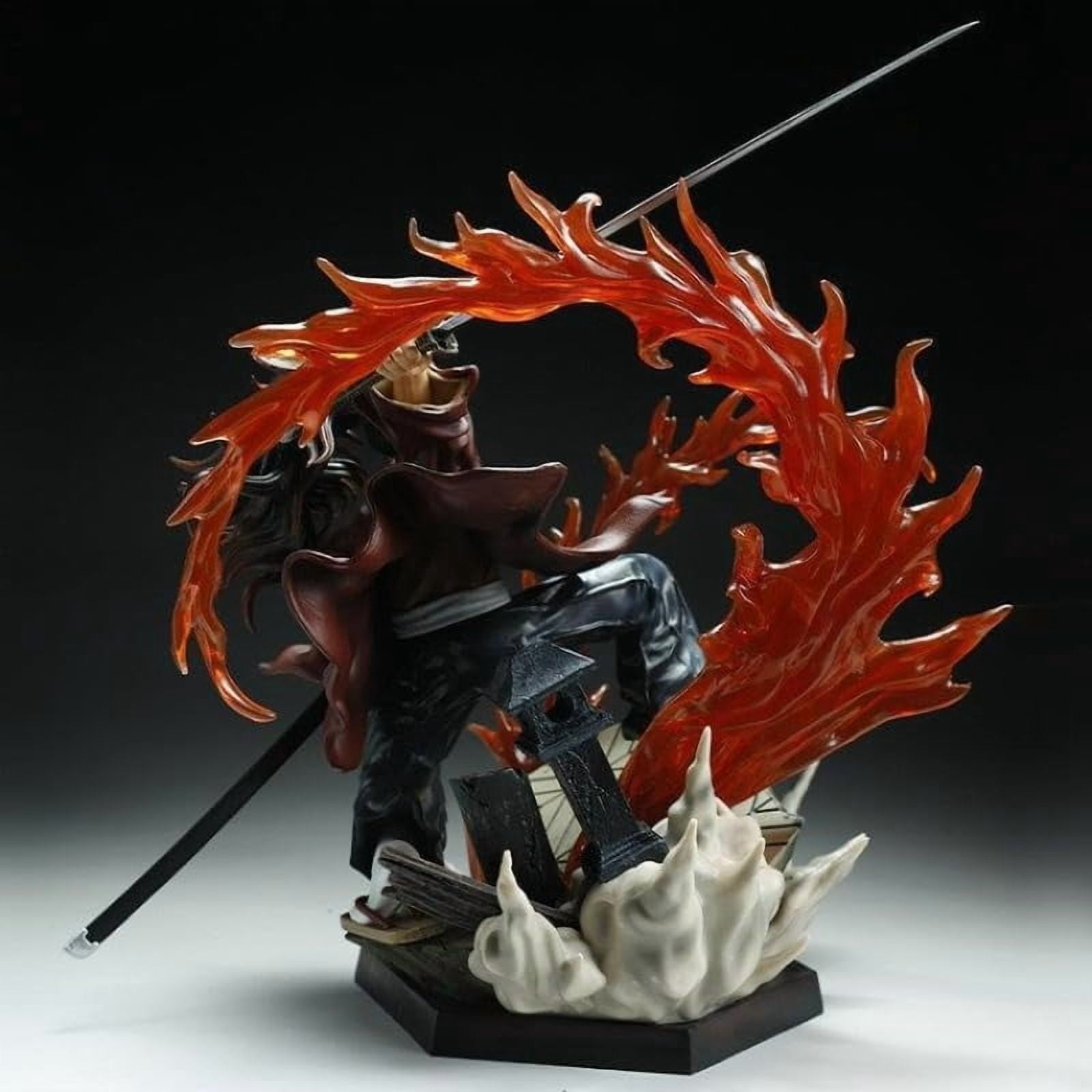 Yoriichi Figure, Fighting Tsugikuni Yoriichi Figurine 30cm/11.8inch Handmade PVC Anime Cartoon Character Model Statue Collectible Craft Gift