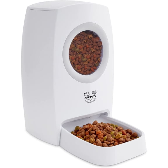 Arf Pets Automatic Pet Feeder Food Dispenser for Dogs, Cats & Small Animals