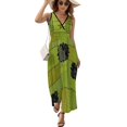 thumbnail image 1 of Geometric Printing Vestido Sin Mangas Vestidos Para Mujer, Vestido Suelto De Verano 2025, 1 of 5