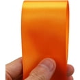 thumbnail image 4 of 2 inch x 50 Yards Orange Single Face Satin Ribbon Solid Fabric Ribbon for Gift Wrapping Floral Bouquets Wedding Birthday Party Decoration Hair Floral Craft Sewing, 4 of 8