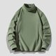 thumbnail image 1 of pstuiky hombres de manga larga, Camisa informal de manga larga con cuello alto y color liso para hombre, blusas de manga larga con cuello redondo, camisetas y tops camisetas de hombre xxxxl, 1 of 7