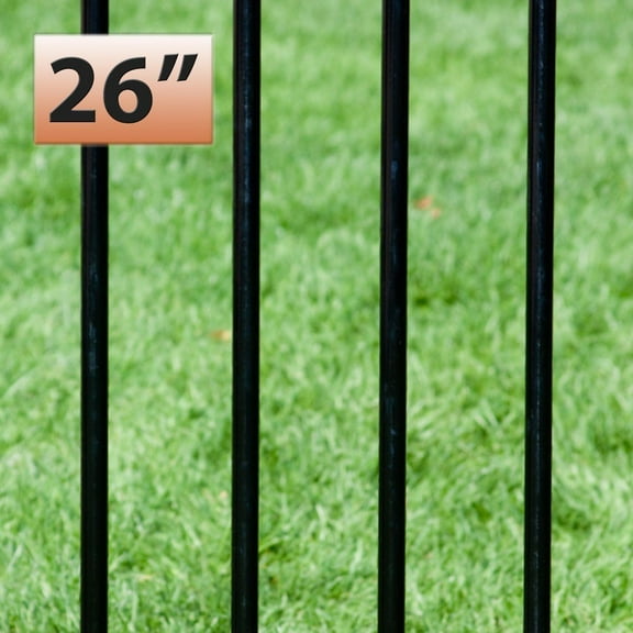 Fortress Iron Vintage 26" Round Baluster - Pack of 10 - Antique Bronze