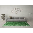 thumbnail image 3 of Ahgly Company Indoor Round Persian Emerald Green Traditional Area Rugs, 8' Round, 3 of 4