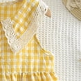 thumbnail image 7 of CAUYDY Toddler Girls Summer Dress Little Girl Ruffle Fly Sleeve Casual Sundress Cute Outfit for Kids 2T 3T 4T 5T 6T Baby Girl Summer Clothes (Sizes 3-4 Years,D1-Yellow), 7 of 7