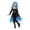 Blue, variant on Blue Princess Dress Rise of Red Halloween Cosplay Costume, Dress and Pant Set, Halloween Cosplay Outfit for Anime Birthday Party