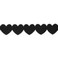 thumbnail image 4 of Gargantilla Farfi de terciopelo negro con forma de corazón para mujer, collar con abalorio de cóctel, regalo, 4 of 5