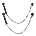thumbnail image 6 of 2 Set Heavy Duty Screen Door Chain And Spring Protector Heavy Duty Inside Door Latch Guard Keyless Door Lock Add Extra Security With Spring Anti-Theft Press Lock Door Hardware, 6 of 8