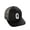 Black Charcoal, variant on Classic Baseball Trucker Hat Embroidered A to Z Letters Structured Mid Profile Cap, Black Hat, Letter Z